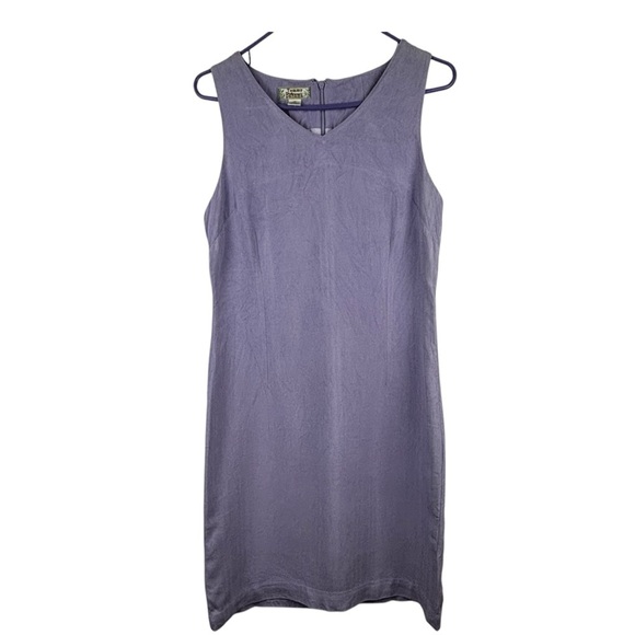 Tommy Bahama Silk Vneck Sleeveless Tank Dress Lilac Size 10 Easter Shower - Picture 1 of 8